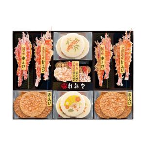 三越 お歳暮 御歳暮 ギフト 煎餅 米菓 海老 和菓子 B039033 冬のえび物語