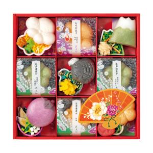 お歳暮 御歳暮 三越 ギフト もなか 吸い物 和総菜 惣菜 Ｂ０１４１９３ 〈京洛 辻が花〉京のお茶漬とお吸物 迎春最中詰合せ