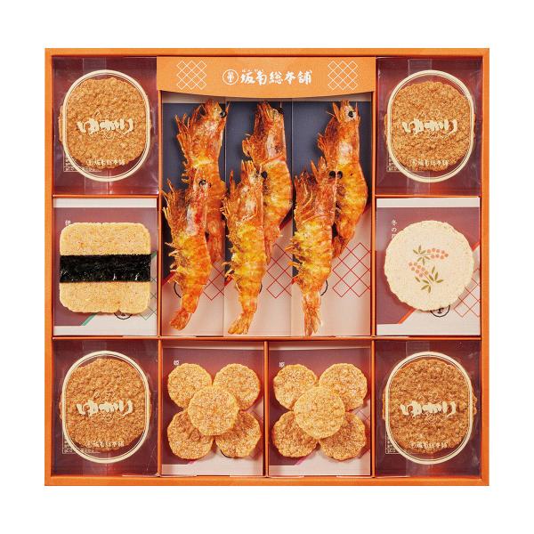 お歳暮 御歳暮 三越 ギフト 煎餅 米菓 海老 和菓子 せんべい Ｂ０３９７２３ 〈坂角総本舖〉ゆか...