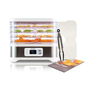 BelleLife フードドライヤー タイマー付き 食品乾燥機 フード乾燥機 野菜乾燥機 電気食品脱水機 5層大容量 35℃から70℃までの温度