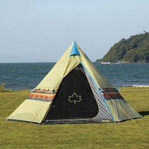 ロゴス テント ナバホ Tepee 400 キャンプ ワンポールテント キャンプ 4人 家族｜mitsuyoshi