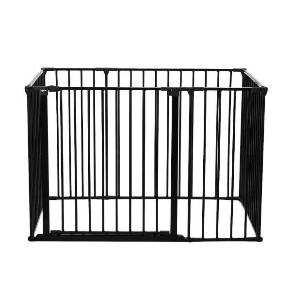 ベビーダン ハースゲート XL スクエアゲートセット ブラック 黒 スクウェア 薪ストーブ 暖炉 ベ...