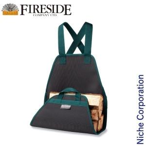 【廃番在庫なし20190829YI】カンガルーログキャリー ブラック・グリーン / 薪ストーブアクセサリー