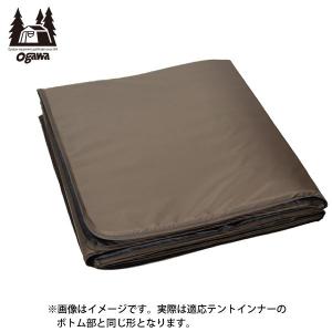 オガワキャンパル(ogawa) クーポラ用グランドマット 3897 テント 収納袋付き テントマット インナーマット キャンプ用品｜mitsuyoshi