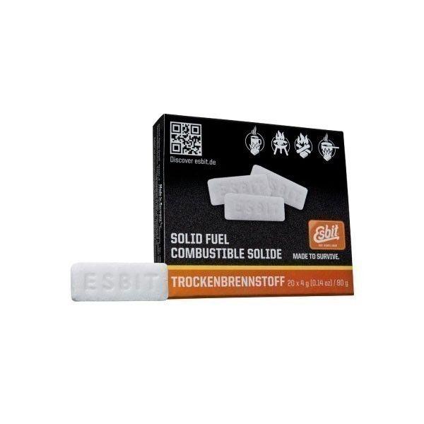 エスビット 固形燃料 スタンダード 4g x20 Esbit ES10220000 国内正規品 キャ...