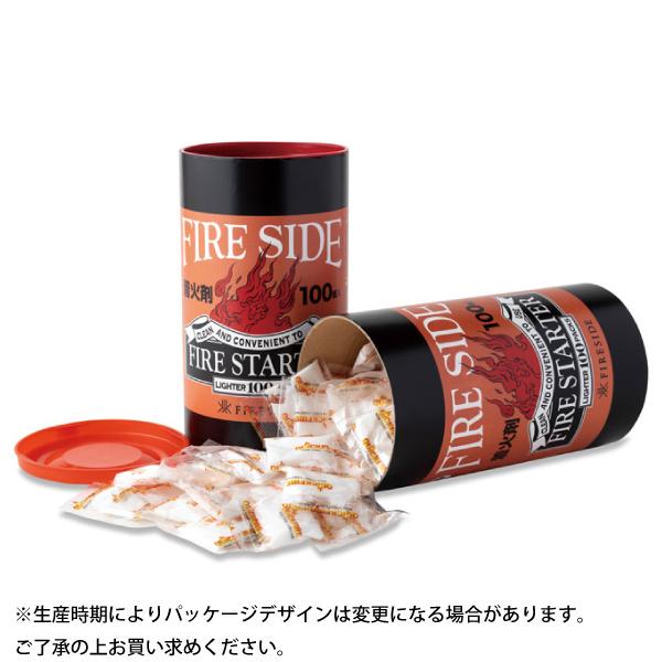 ファイヤーサイド 着火剤 ファイヤースターター B100 薪ストーブ 着火材 焚き火 アウトドア 火...