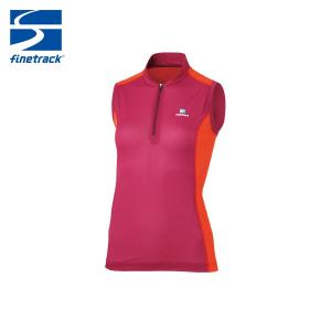 ファイントラック finetrack ドラウトソニックジップノースリーブ WOMEN'S (フューシャ)  FMW1003(FU) アウトドア用品｜mitsuyoshi