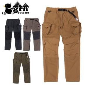 grn outdoor パンツ TEBURA CANS5 パンツ GO2336Q ウェア アウトドア ズボン 収納 ポケット 秋冬 アパレル