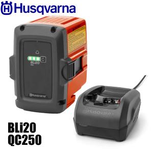 ハスクバーナ バッテリー BLi20 & 充電器QC250 セット 36V 967091701 リチウムイオンバッテリー 967970104
