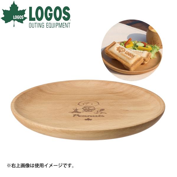 ロゴス  SNOOPY PEANUTS 75years 木製プレート 86001136 アウトドア ...