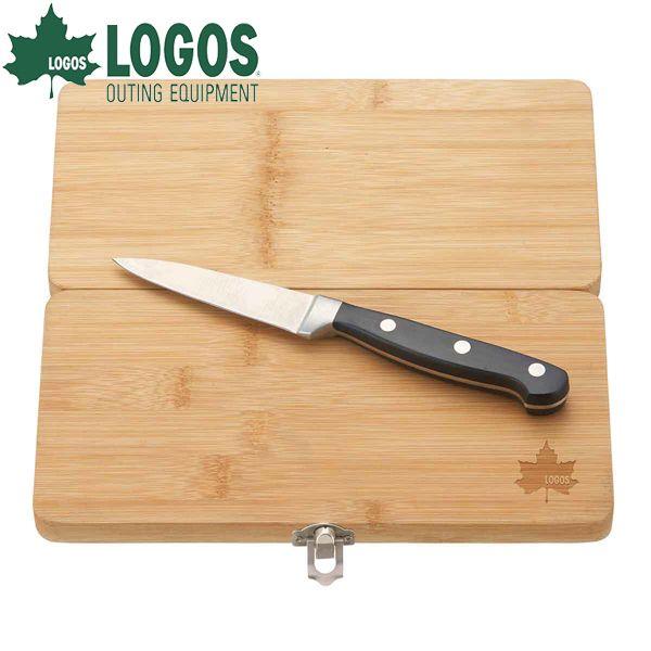 ロゴス Bamboo ナイフ＆まな板セット 81280009 クッキングツール キャンプ用品 