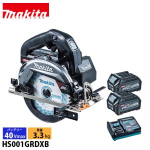 マキタ（makita） 165mm 充電式マルノコ 黒 HS001GRDXB バッテリ・充電