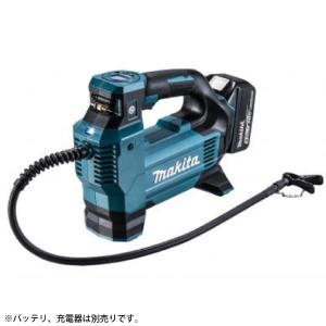 マキタ 18V 充電式 空気入れ 本体のみ makita MP181DZ バッテリー・充電器別売り 純正品 電動空気入れ ポンプ 空気入れ 電動 コードレス タイヤ 自転車 車｜ニッチ・リッチ・キャッチ