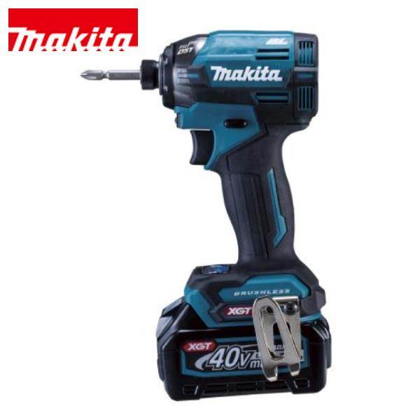 マキタ（makita） 40Vmax 充電式インパクトドライバ 青 バッテリー・充電器付き TD00...