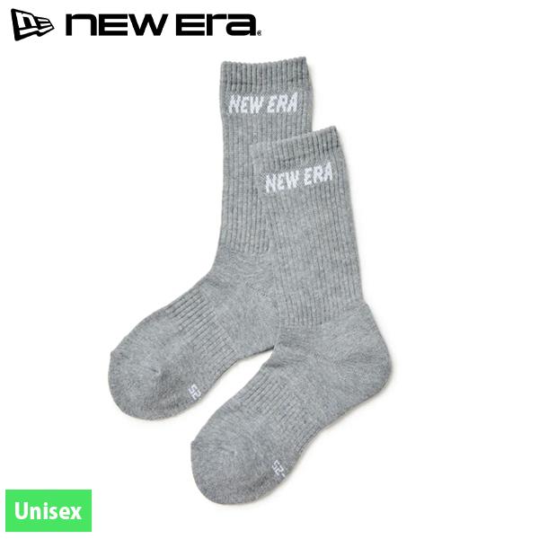 ニューエラ  ソックス クルー 3ペア グレー 14489708 アウトドア ユニセックス 3足組 ...