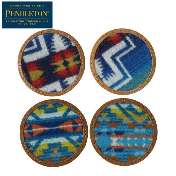 ペンドルトン スペシャル レザーコースター 2P 19802157 アウトドア キャンプ