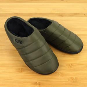 SUBU サンダル マウンテンカーキ SB-MKH 撥水 裏起毛 靴 スリッパ 冬サンダル
