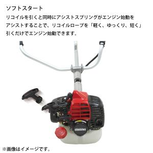 新ダイワ エンジン式 刈払機 背負式 20.9...の詳細画像2