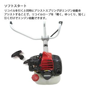新ダイワ 刈払機 山林用 ジュラルミン 両手ハ...の詳細画像3
