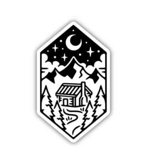 CABIN SCENE プリントステッカー