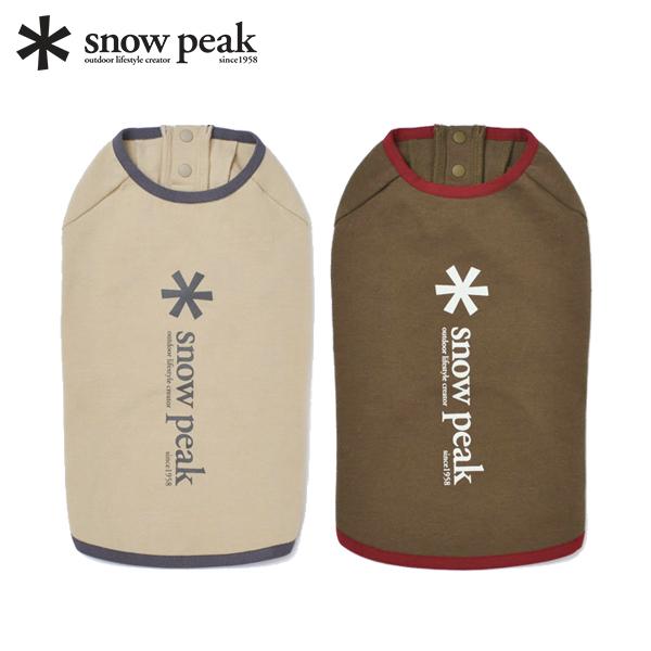 スノーピーク  ドッグロゴ Tシャツ DS-25AU004 ペットウェア 犬 服 ウェア おしゃれ ...