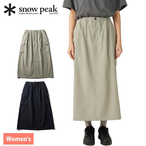スノーピーク  ウォーター リペレント ストレッチ スカート ウィメンズ SK-25AW002 アウ...