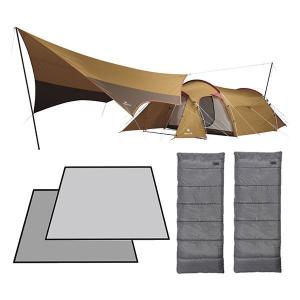 【在庫なし倉庫_20230920YI】スノーピーク テント タープ エントリーパックTT マット シュラフ セット キャンプ用品 寝袋