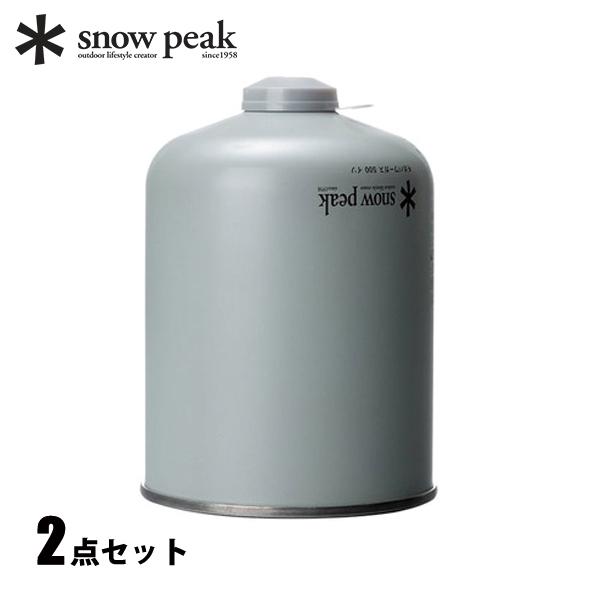 スノーピーク  ギガパワーガス 500 イソ2点セット  アウトドア キャンプ 燃料 キャンプ用品