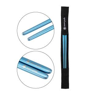 スノーピーク チタン先細箸 ブルー snow peak SCT-115-BL アウトドア キャンプ BBQ 箸 食器 チタニウム 細め｜ニッチ・リッチ・キャッチ