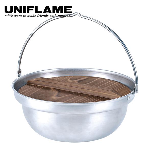 ユニフレーム 焚き火鍋 30cm 660003 アウトドア クッカー キャンプ 鍋 たき火鍋 焚火鍋...