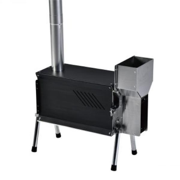 ユニフレーム UFペレットストーブ 689059 煙突 アウトドア 灰かき棒付き キャンプ用品 燕三...