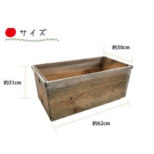 りんごの木箱 2個セット ランクBの詳細画像4