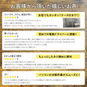 電動ドライバー 小型 充電式 精密 セット ビットの詳細画像2