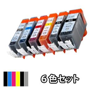 CANON 互換インクカートリッジ BCI-326+325/6MP 6色セット BCI-325BK BCI-326C BCI-326M BCI-326Y BCI-326BK BCI-326GY PIXUS MG8230 MG8130 MG6230 MG6130｜mitubosi8558