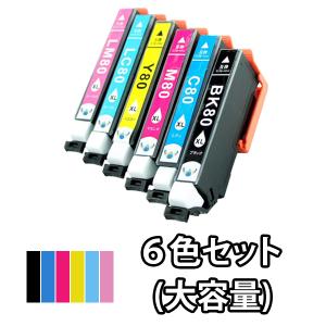 カラリオ エプソン EPSON 互換インクカートリッジ KAM-6CL-L 増量6色
