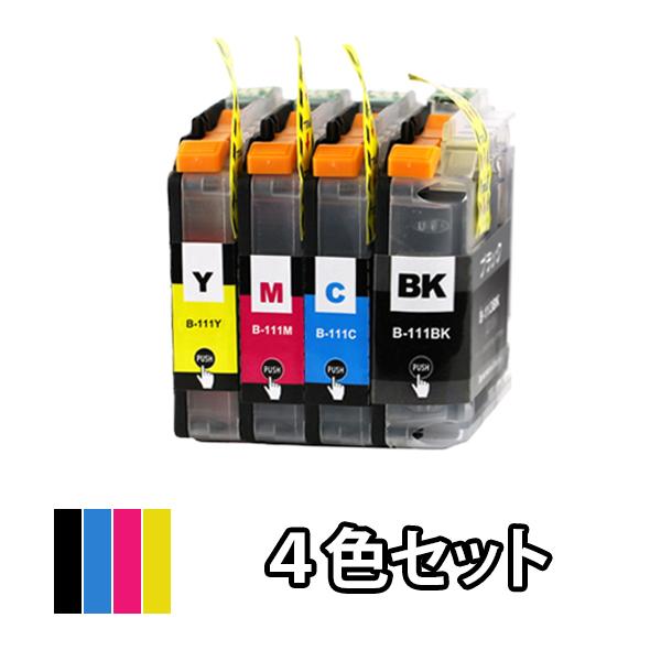BROTHER 互換インクカートリッジ LC111-4PK 4色セット DCP-J752N DCP-...