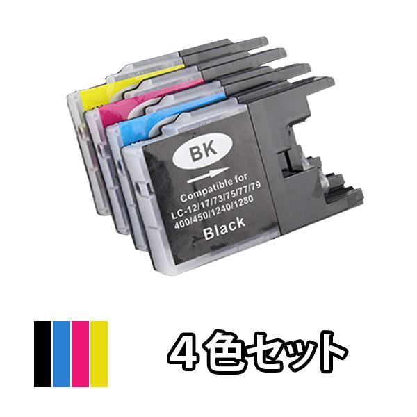 BROTHER 互換インク LC12-4PK 4色セット DCP-J725N DCP-J540N D...