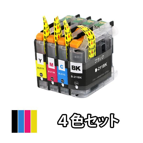 BROTHER 互換インク LC211-4PK 4色セット DCP-J968N DCP-J963N ...