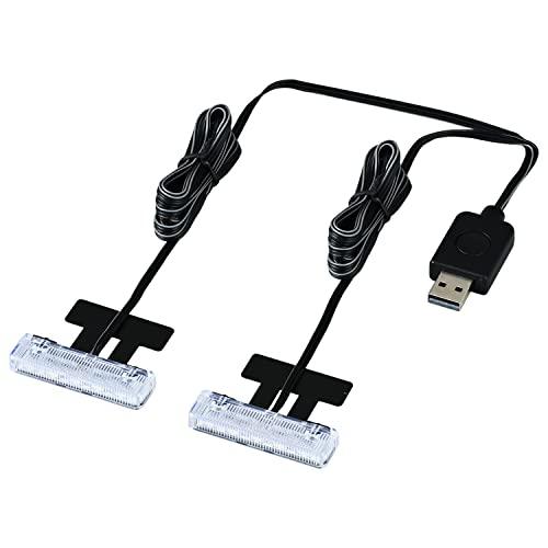 セイワ(SEIWA) 車内用品 LEDフロアライトUSB 2連 ブルー/ホワイト切り替え イルミネー...