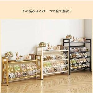 靴箱シューズラック 斜め 簡易 スリム コンパ...の詳細画像5