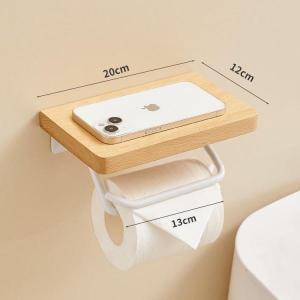 片手で切れる トイレットペーパーホルダー 2連...の詳細画像2