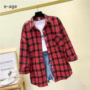 シャツ レディース チェックシャツ 長袖シャツ...の詳細画像5