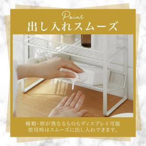 お風呂収納 バスラック 3段 フレームラック ...の詳細画像2