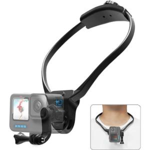 ネックレス式マウント首掛け 横撮り 縦撮り for GoPro13/12/11/10 アクセサリー (compatible ゴープロ hero12 11 10 9 8 7 6 5 Action1-4 Insta360
