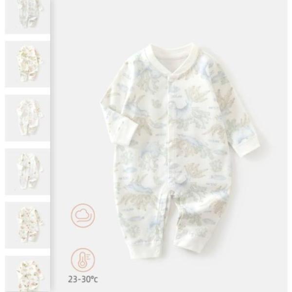 11色 ロンパース 長袖 春 夏 秋 冬 男の子 女の子 ベビー カバーオール キッズ 綿100％ ...