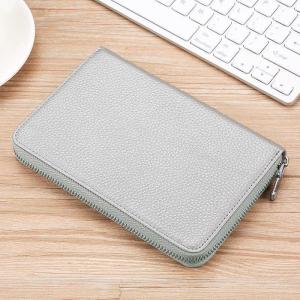 通帳ケース 磁気防止 磁気 革 銀行 通帳入れ...の詳細画像4