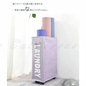 ヨガマット収納ラック キャスター付き 布 フォ...の詳細画像5