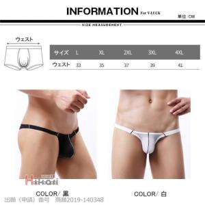 メンズ ビキニショーツ ビキニ水着 Tバック ...の詳細画像3