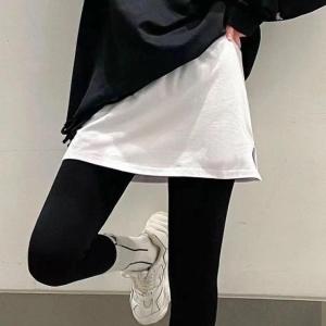 付け裾 つけ裾 ラウンド 重ね着風 体型カバー...の詳細画像4