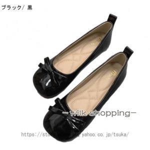 パンプス バレエシューズ フラット ぺたんこ ...の詳細画像1